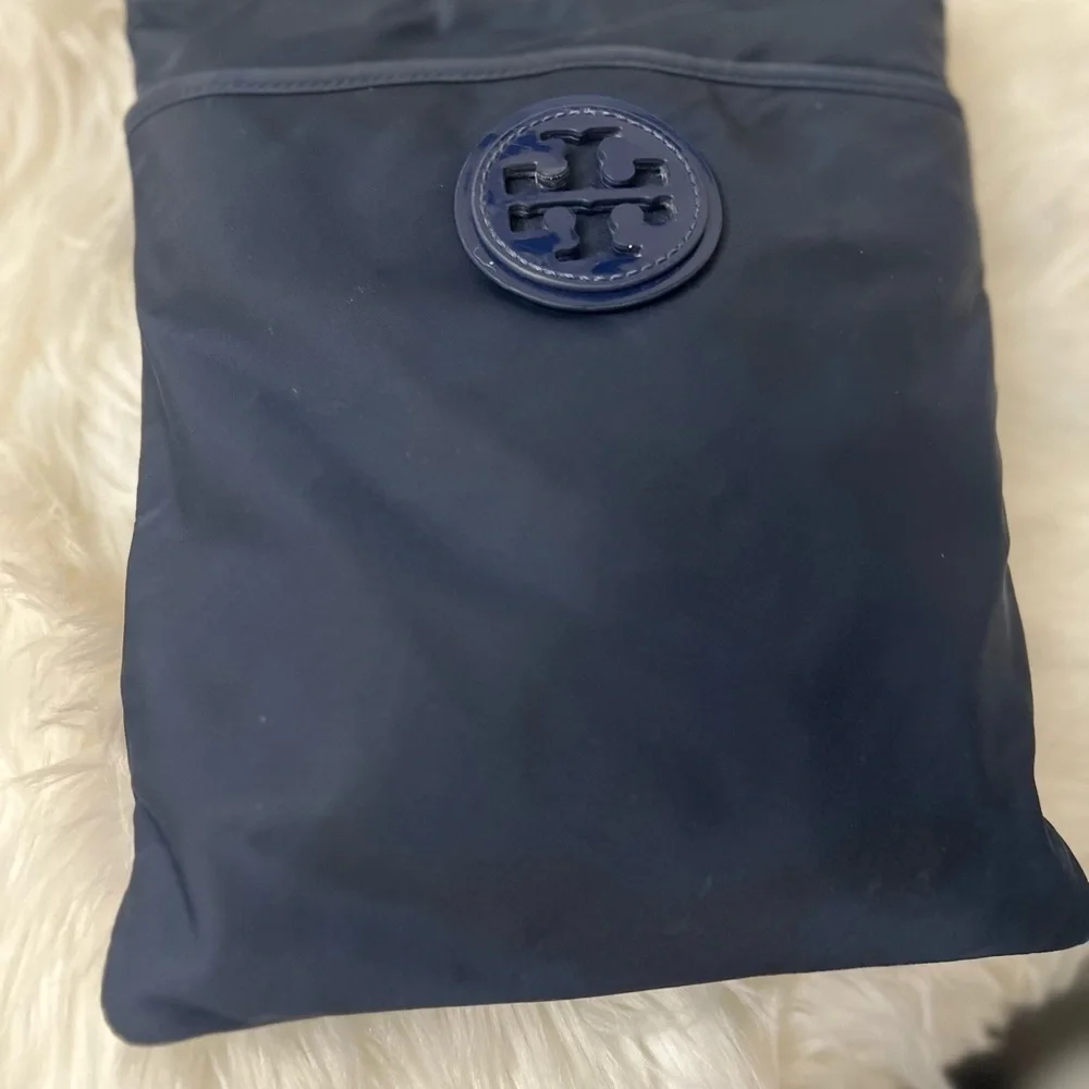 Tory Burch Blue Black Messenger Bag